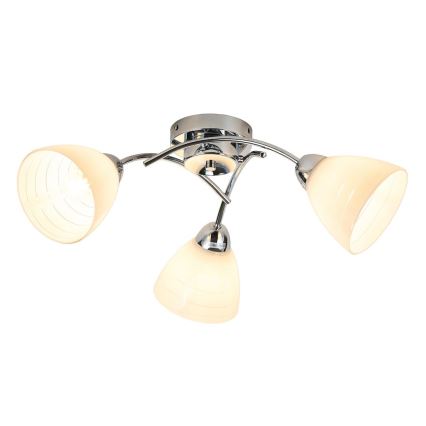 Opbouwlamp CLARA 3xE27/15W/230V glanzend chroom