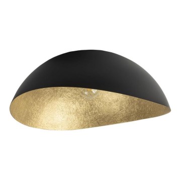 Opbouwlamp SOLARIS 1xE27/60W/230V Ø 48 cm zwart/goud