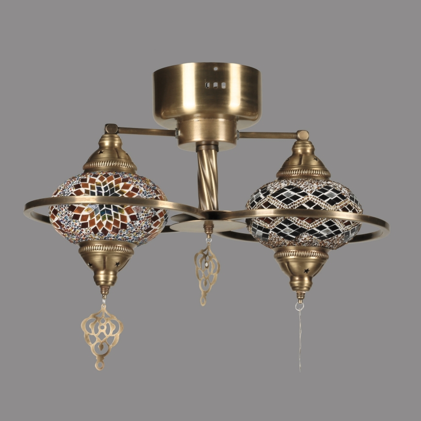 Opbouwlamp YENI 1xE27/40W/230V brons