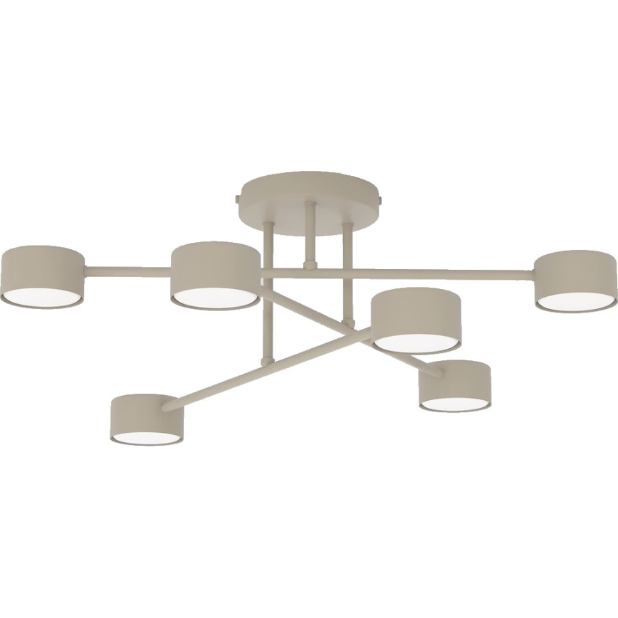 Opbouwplafondlamp HALO 6xGX53/10W/230V beige