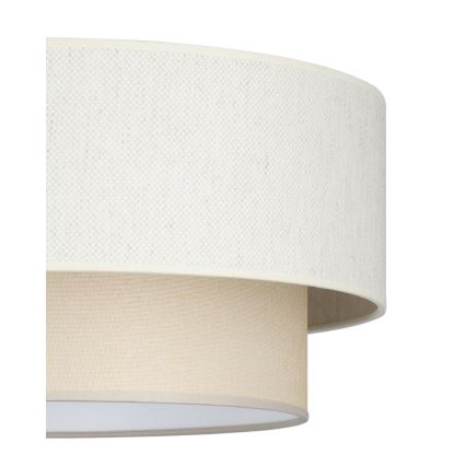 Opbouwplafondlamp NATIA 1xE27/60W/230V Ø 45 cm crème