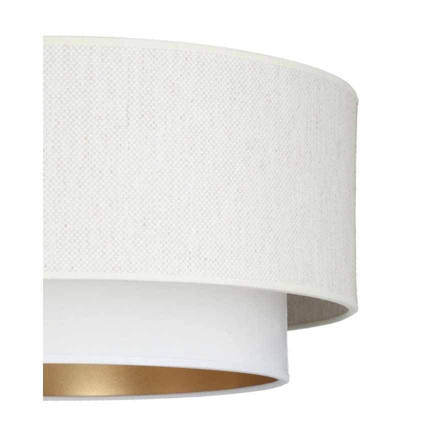 Opbouwplafonnière NATIA 1xE27/60W/230V Ø 45 cm wit