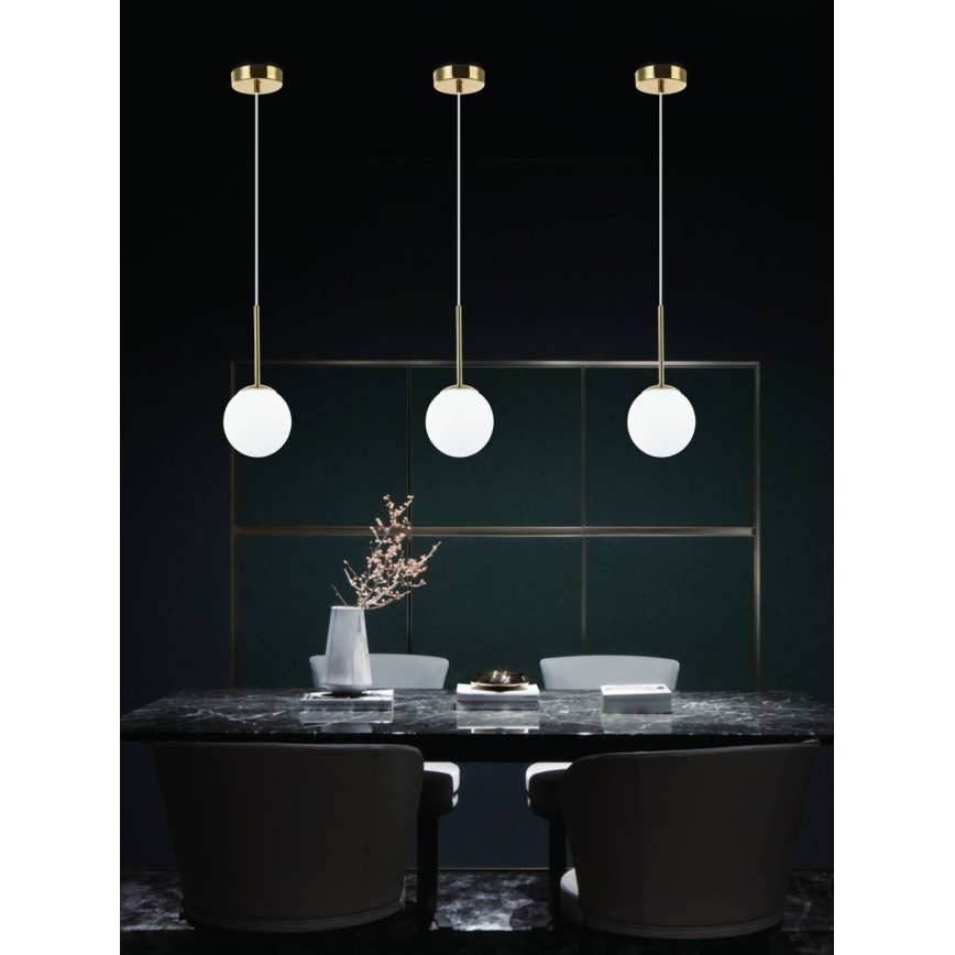 Open Design OR80087 - Badkamerhanglamp aan kabel BAO 1xG9/8W/230V IP44 goudkleurig