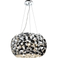Open Design OR80162 - Hanglamp aan kabel CARERA 6xG9/7W/230V Ø 55 cm, glanzend chroom