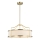 Open Design OR80896 - Lustre à tige STANZA 4xE27/15W/230V Ø 55 cm laiton/blanc