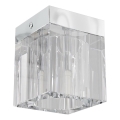 Open Design OR81039 - CUBO spot 1xG9/8W/230V helder glas/glanzend chroom