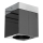 Open Design OR81046 - Opbouwspot CUBO 1xG9/8W/230V zwart/glanzend chroom