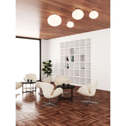 Open Design OR81169 - Plafonnier PALLA 1xE27/12W/230V Ø 40 cm chrome brillant