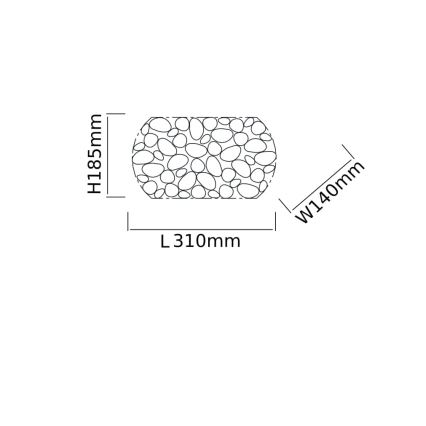 Open Design OR81473 - Muurlamp CARERA 1xG9/7W/230V glanzend chroom