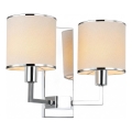 Open Design OR81497 - Applique murale CASA 2x E14/12W/230V, chrome brillant / crème