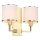 Open Design OR81503 - Wandlamp CASA 2xE14/12W/230V messing/crème