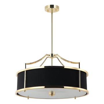 Open Design OR84146 - STANZA kroonluchter op stang 4xE27/15W/230V Ø 55 cm goud/zwart