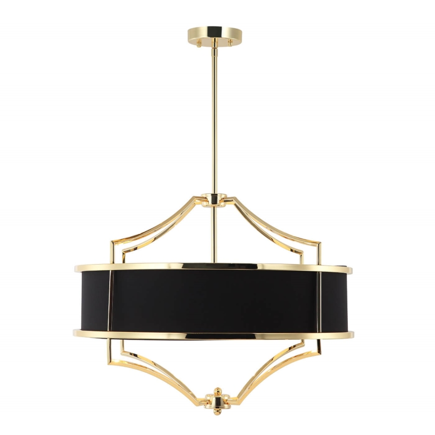 Open Design OR84160 - Pendellamp STESSO met stang 4xE27/15W/230V Ø 55 cm goud/zwart