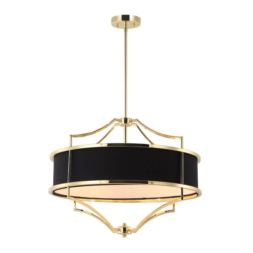 Open Design OR84160 - Pendellamp STESSO met stang 4xE27/15W/230V Ø 55 cm goud/zwart