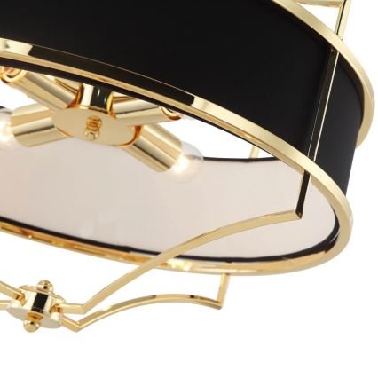 Open Design OR84160 - Pendellamp STESSO met stang 4xE27/15W/230V Ø 55 cm goud/zwart