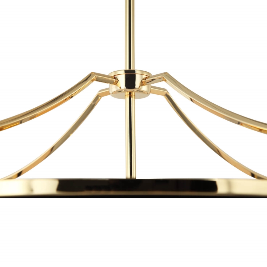 Open Design OR84160 - Pendellamp STESSO met stang 4xE27/15W/230V Ø 55 cm goud/zwart