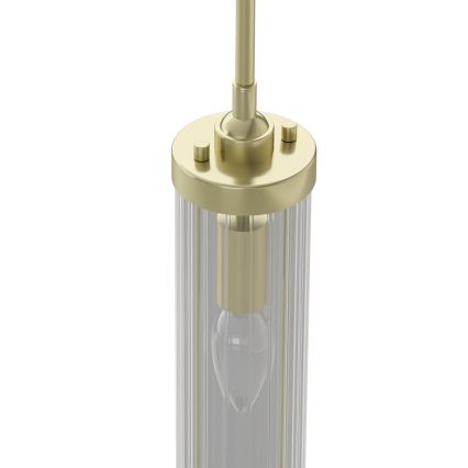 Open Design OR84368 - Suspension FIATTO sur câble 1xE14/12W/230V, finition laiton