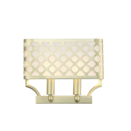 Open Design OR84603 - Applique murale VERNO 2xE14/12W/230V laiton