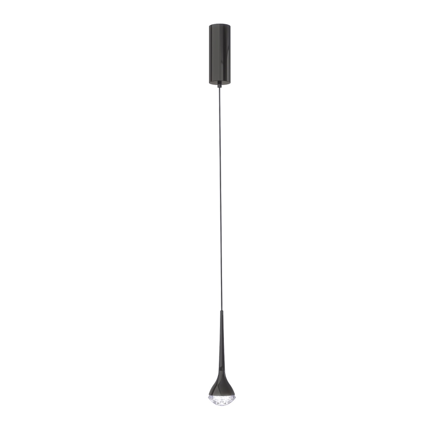 Open Design OR84795 - Suspension LED sur câble CRIMA LED/7W/230V noire