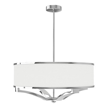 Open Design OR84801 - Kroonluchter met stang GERDO 4xE27/12W/230V glanzend chroom/wit