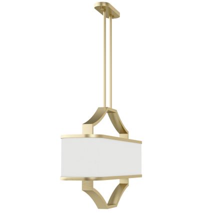 Open Design OR84856 - Suspension sur tige GERDO OVALE 6xE14/12W/230V laiton/blanc