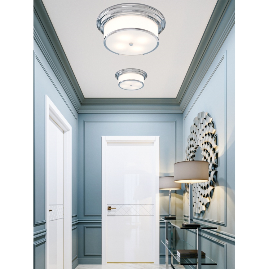 Open Design OR84894 - Plafondlamp FAMBURO 4xE14/12W/230V Ø 38 cm glanzend chroom