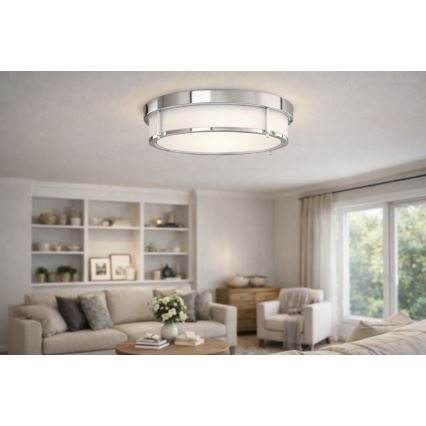 Open Design OR84948 - Plafondlamp ROMI 3x E14/12W/230V Ø 40 cm glanzend chroom