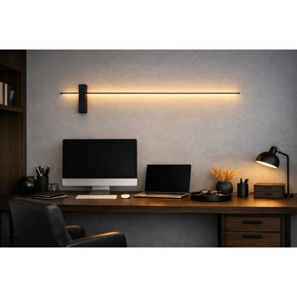 Open Design OR85051 - Applique murale BENE LED/10,5 W/230 V/100 cm noire