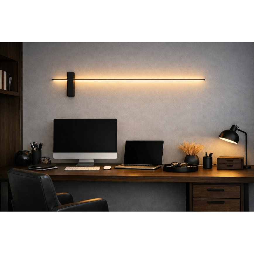 Open Design OR85051 - Applique murale BENE LED/10,5 W/230 V/100 cm noire