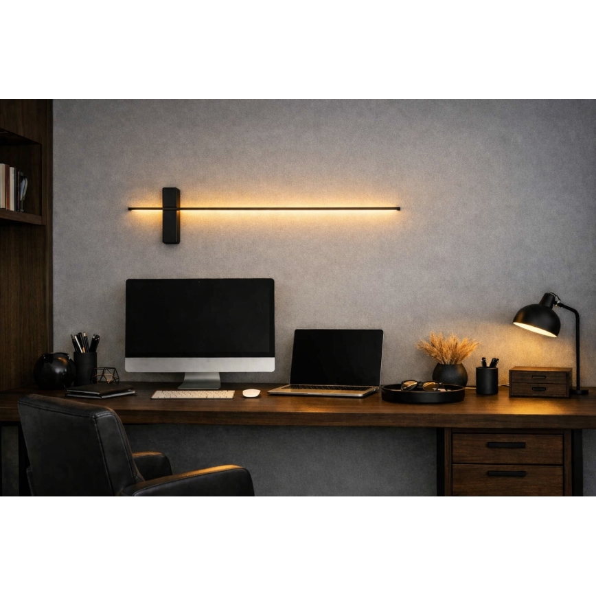 Open Design OR85068 - LED wandlamp BENE LED/7W/230V 62 cm zwart