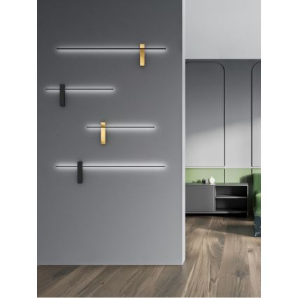 Open Design OR85068 - LED wandlamp BENE LED/7W/230V 62 cm zwart