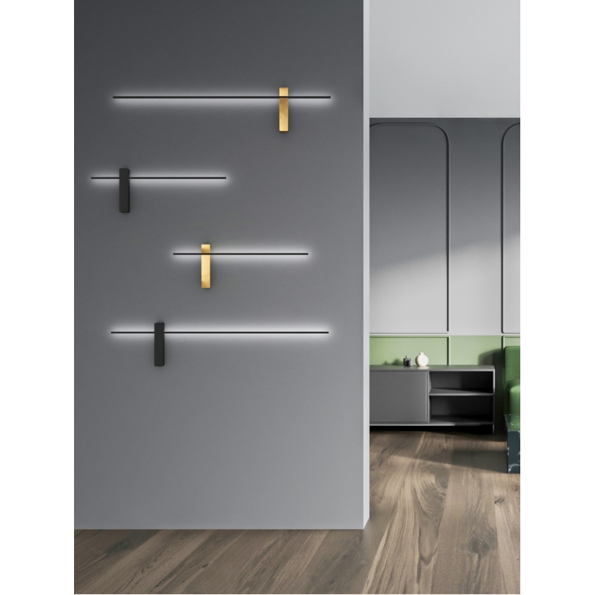 Open Design OR85075 - LED-wandlamp BENE LED/10,5W/230V 100 cm goudkleurig