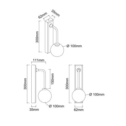 Open Design OR85594 - Badkamerwandlamp ERO 1xG9/9W/230V IP44 glanzend chroom