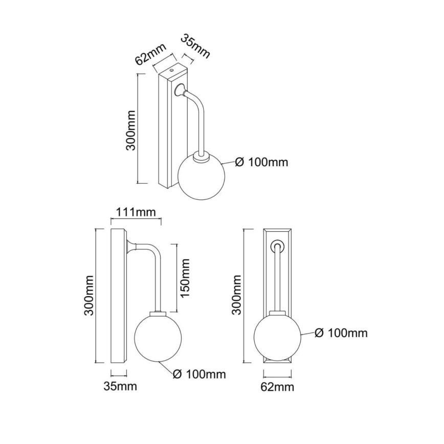 Open Design OR85594 - Badkamerwandlamp ERO 1xG9/9W/230V IP44 glanzend chroom