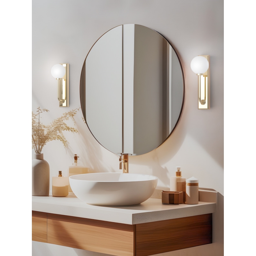 Open Design OR85600 - Badkamerwandlamp ERO 1xG9/9W/230V IP44 messing