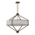 Open Design OR85846 - Hanglamp met stang ZUNDO 4xE27/15W/230V bruin/beige