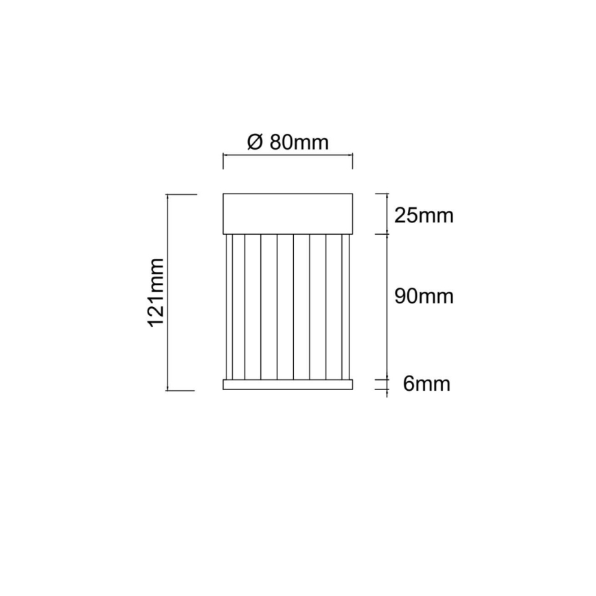 Open Design OR86072 - Plafondspot FIATTO 1xG9/8W/230V glanzend chroom