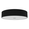 Open Design OR86577 - Plafondlamp ZALINDRO 6xE27/15W/230V Ø 74,5 cm zwart/glanzend chroom