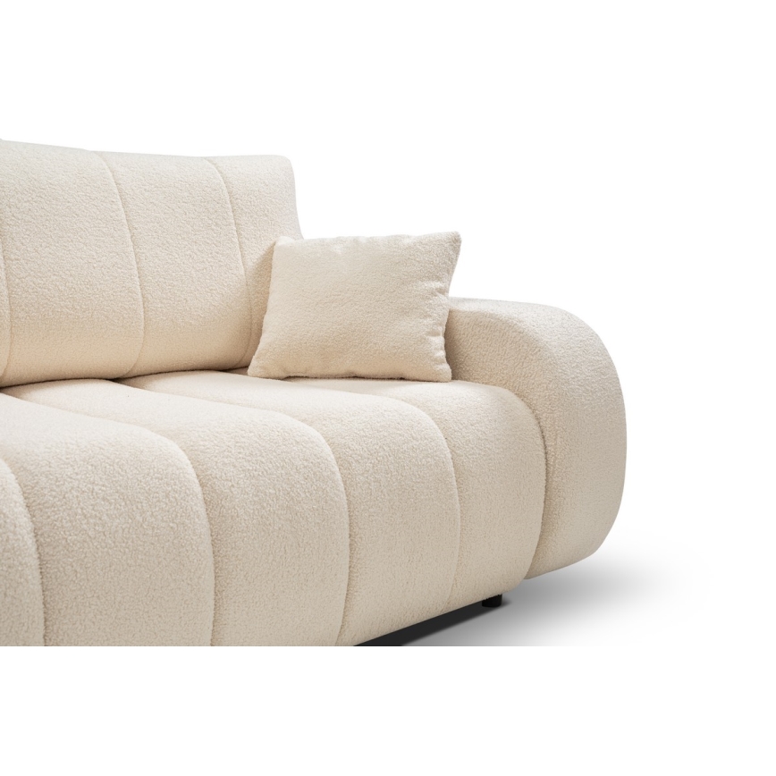 Opklapbare driezitsbank DESIO beige