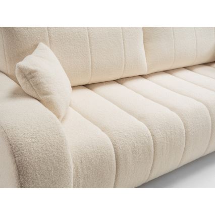 Opklapbare driezitsbank DESIO beige