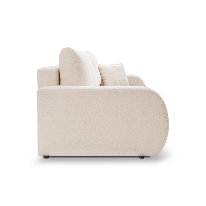 Opklapbare driezitsbank DESIO beige