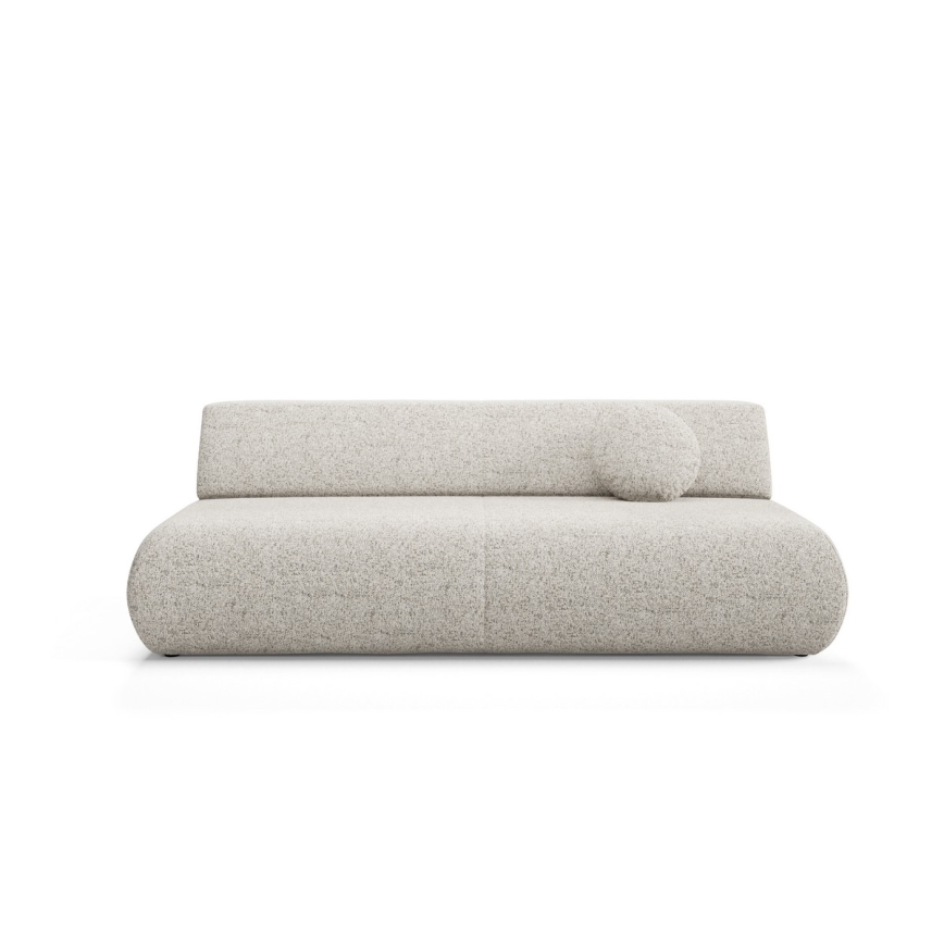 Opklapbare driezitsbank met een opslagruimte PRATO beige