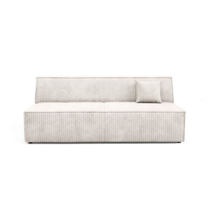 Opklapbare driezitsbank met een opslagruimte TERAMO beige