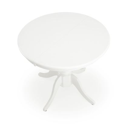 Opklapbare eettafel WILLIAM 75x124 cm wit