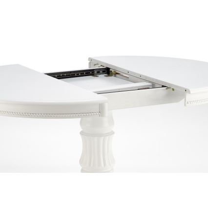 Opklapbare eettafel WILLIAM 75x124 cm wit