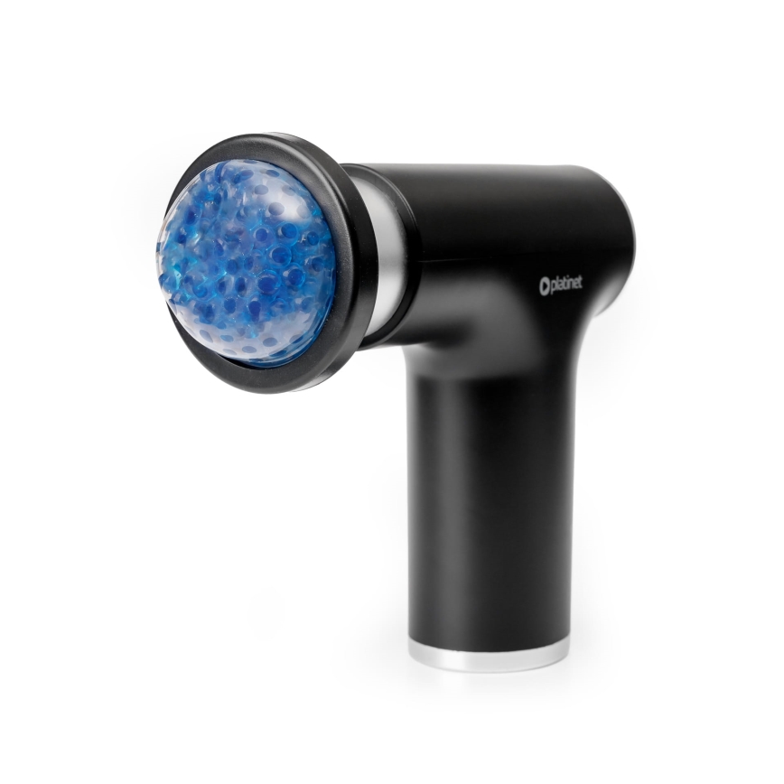 Oplaadbaar massagepistool met 9 koppen 25W/5V 1200 mAh