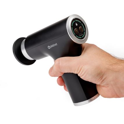 Oplaadbaar massagepistool met 9 koppen 25W/5V 1200 mAh