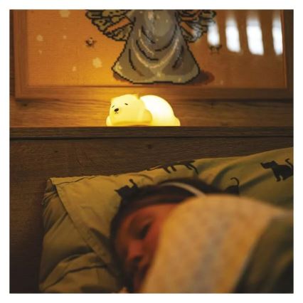 LED RGB oplaadbaar aanraaknachtlampje LED/3,7V 1200 mAh beer