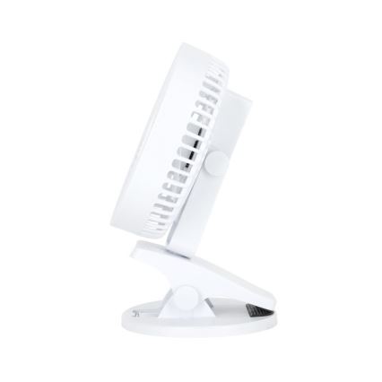 Oplaadbaar tafel ventilator met clip VIENTO 6W/5V 2000 mAh wit