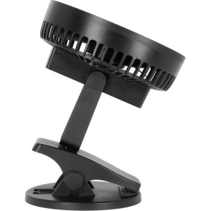 Oplaadbaar tafel ventilator met clip VIENTO 6W/5V 2000 mAh zwart